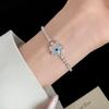 Star Round Devil's Eye Rhinestone Devil's Eye Bangle Banquet Clothes Jewelry  Ladies Girls