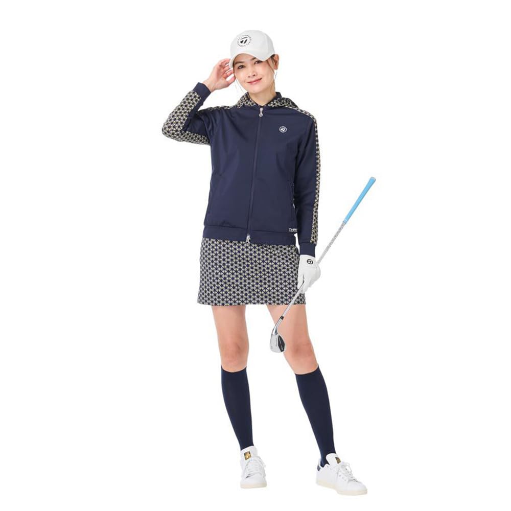 TaylorMade T-HEAT Full-Zip Hoodie, Navy, Size Small, Women's, 2024FW UN423