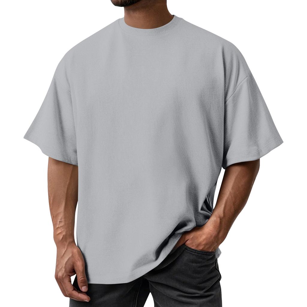 Herr sommarfärg kvalitet T-shirt kortärmad design tredimensionell topp