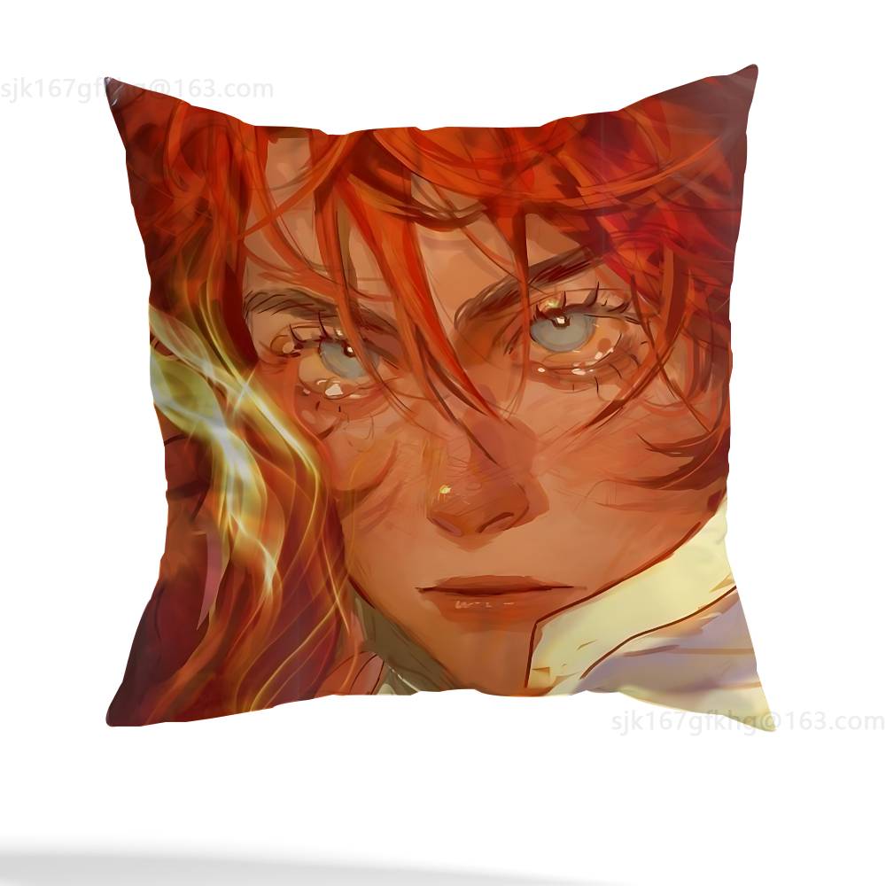 T-The Foxhole Court Pillow Case Sofa Living Room Bedroom Headboard Backrest Cushion Square Cushion Nap Time