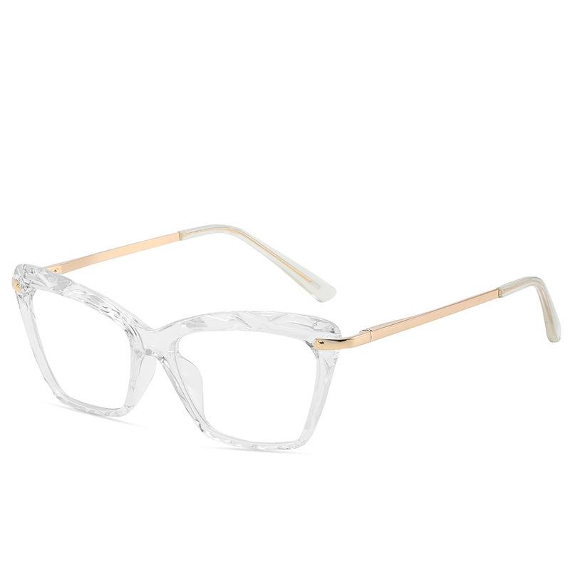 

Fashion Cat Eye Glasses Frames For Women Spring Feet For Large Frames Reading Glasses For The Elderly 8599 +100 прозрачный