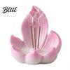 Indoor Air Purifier Lotus Backflow Incense Burner Holder Resin Cone Diffuser Desktop Tower Stand Aromatherapy Holder for Yoga Meditation Tea