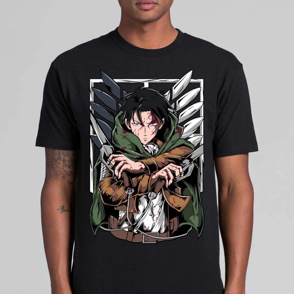 Men's T Shirt Attack On Titan Eren Yeager Shingeki No Kyojin  Anime Summer Cotton Women Top Tee Streetwear Casual High Quality