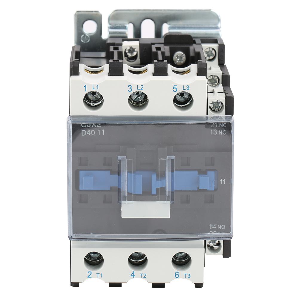 

CJX2-4011 High Sensitivity Industrial Electric AC Contactor 220V 40A
