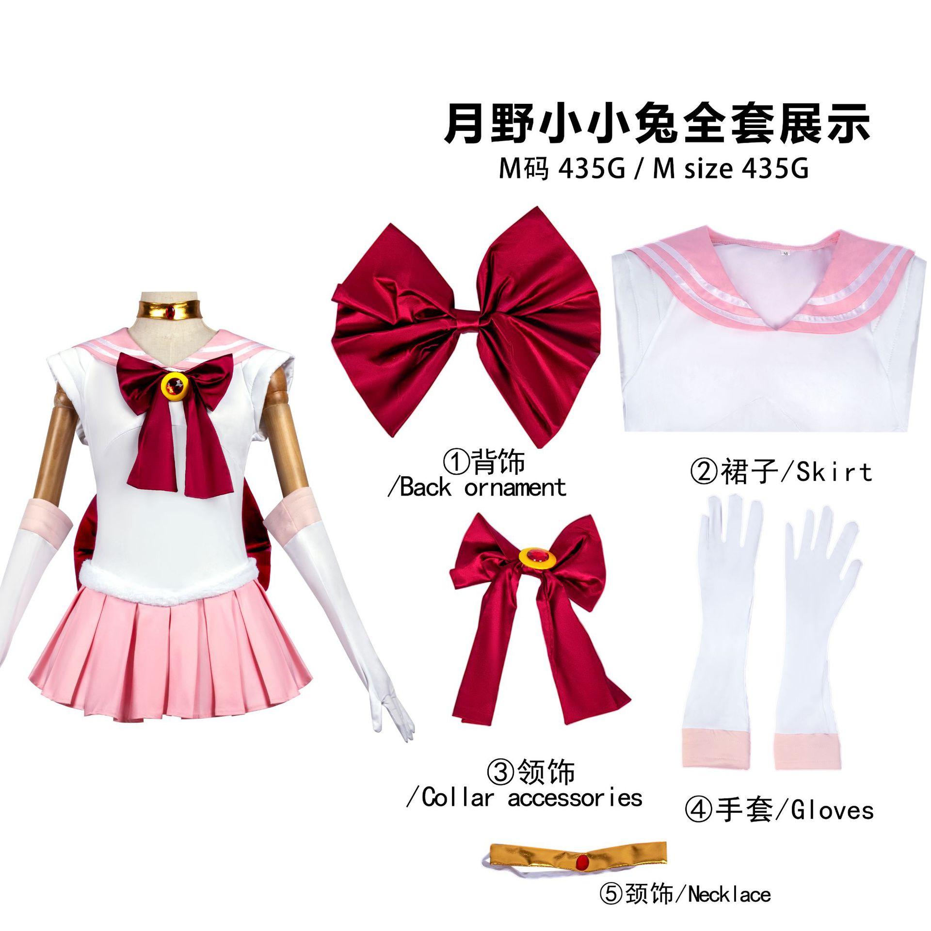 Costume cosplay Sailor Moon Pluto Rei Hino Lune Eau Glace Sailor Neptune Pleine Lune Chibiusa vêtements de cosplay XXL