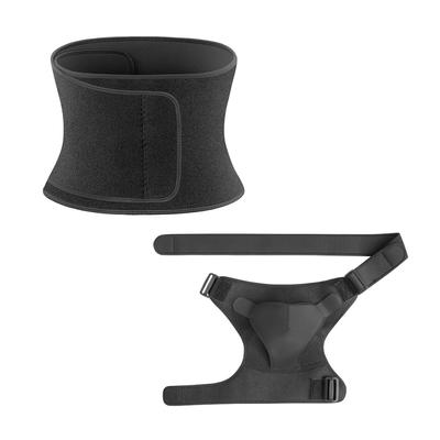 Breathable Elastic Support Waist Girdle  Tightening Belt  Sports Fitness  Waist Protectors  Shoulder Protection