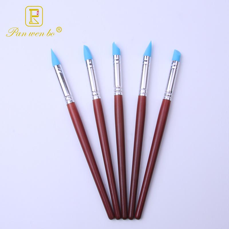 Panwenbo 5-Piece Silicone Shaping Pen Set for Clay Sculpting and DIY.