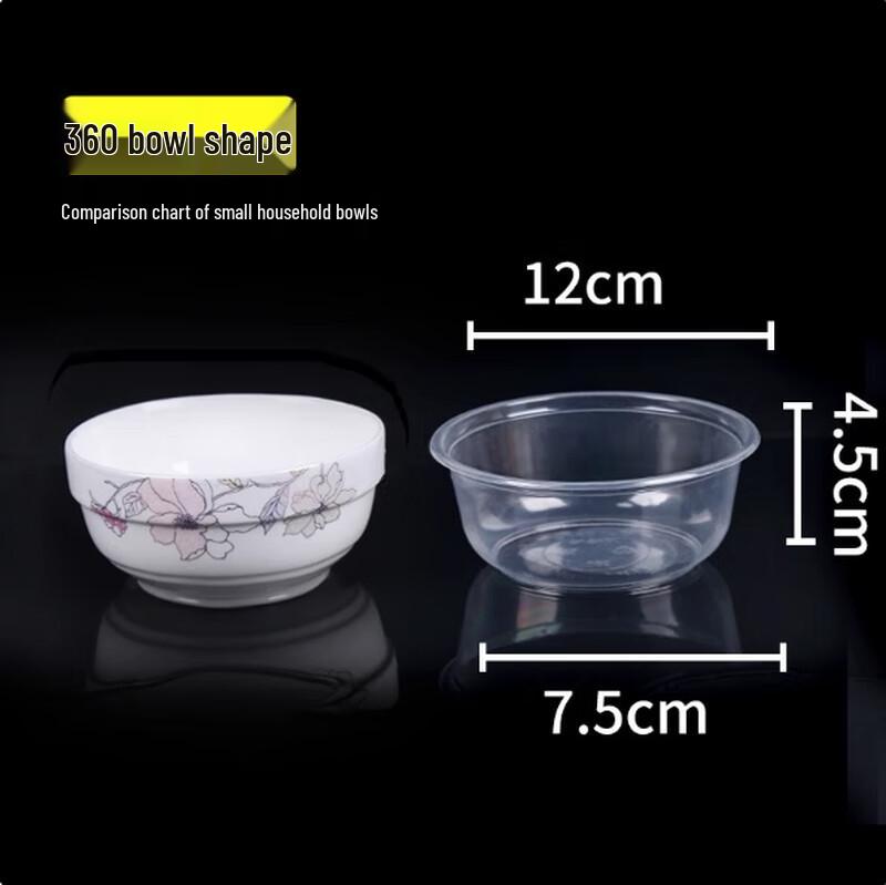 Disposable Plastic Round Soup Bowl