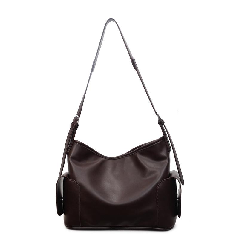 

New retro large-capacity tote bag women s shoulder messenger fashion bag daily commuter temperament women s bag