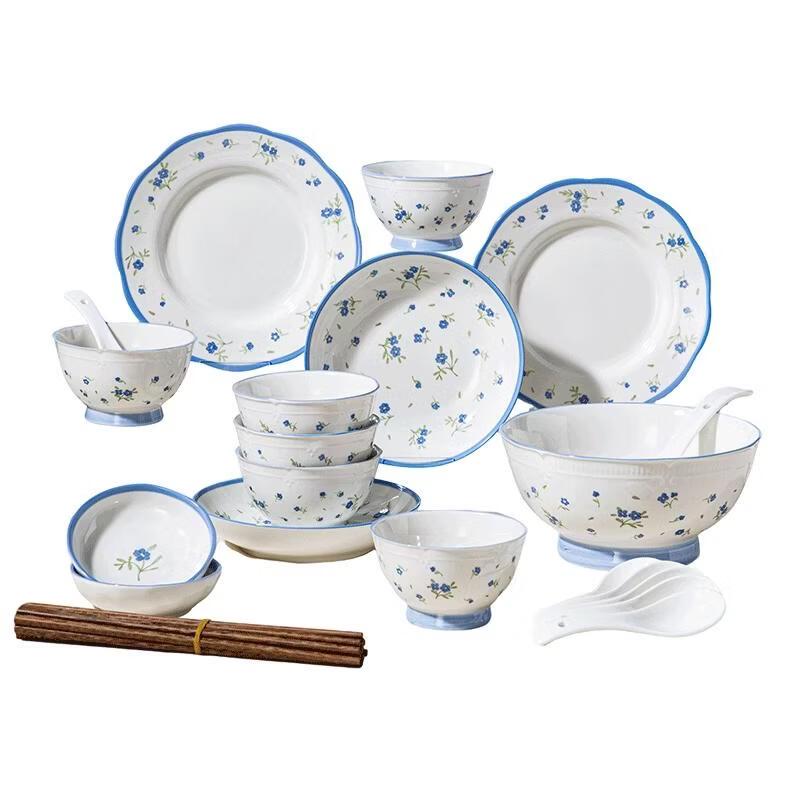 Hao Ai Jia Landai 30-Piece Ceramic Dinnerware Set