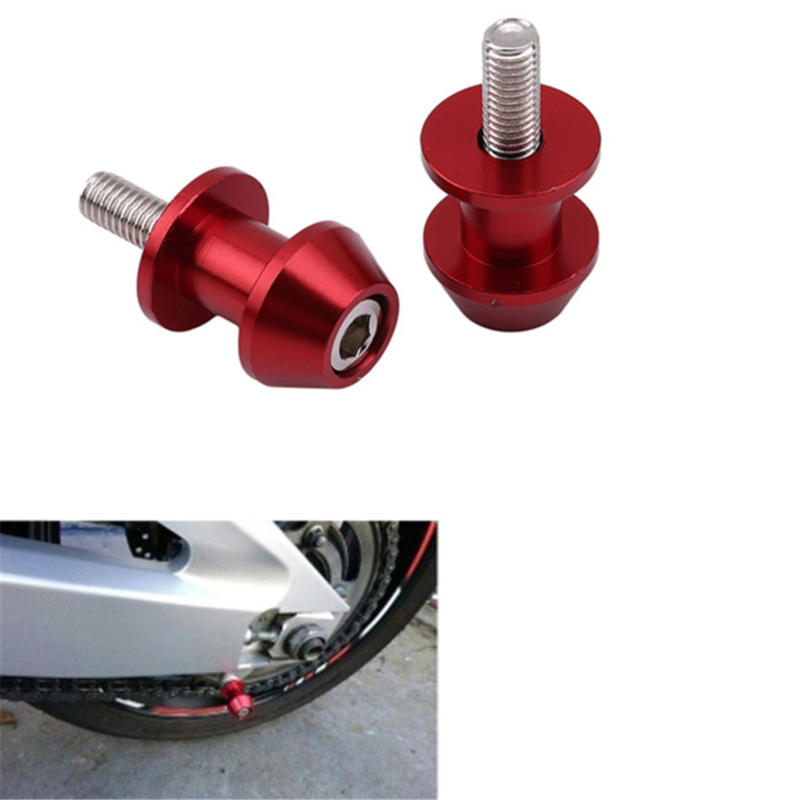 8/10mm Aluminum Alloy Motorcycle Screw Holder Swingarm Spools Slider Stand Screw Swingarm Motorcycle Equipments Accessories