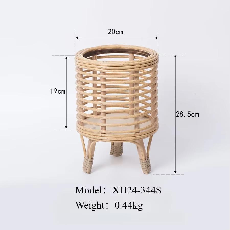 

Ротанговый горшок в скандинавском стиле, цветочный горшок, круглый цветочный горшок для пола на балконе, креативные украшения для укропа, комнатные растения