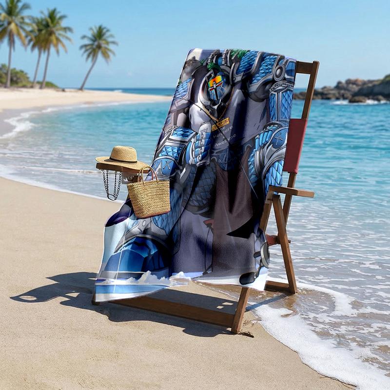 Warhammer Mode Strandtuch: Ideal für Sommerabenteuer Weich, saugfähig und schnell trocknend geeignet zum Schwimmen und Baden