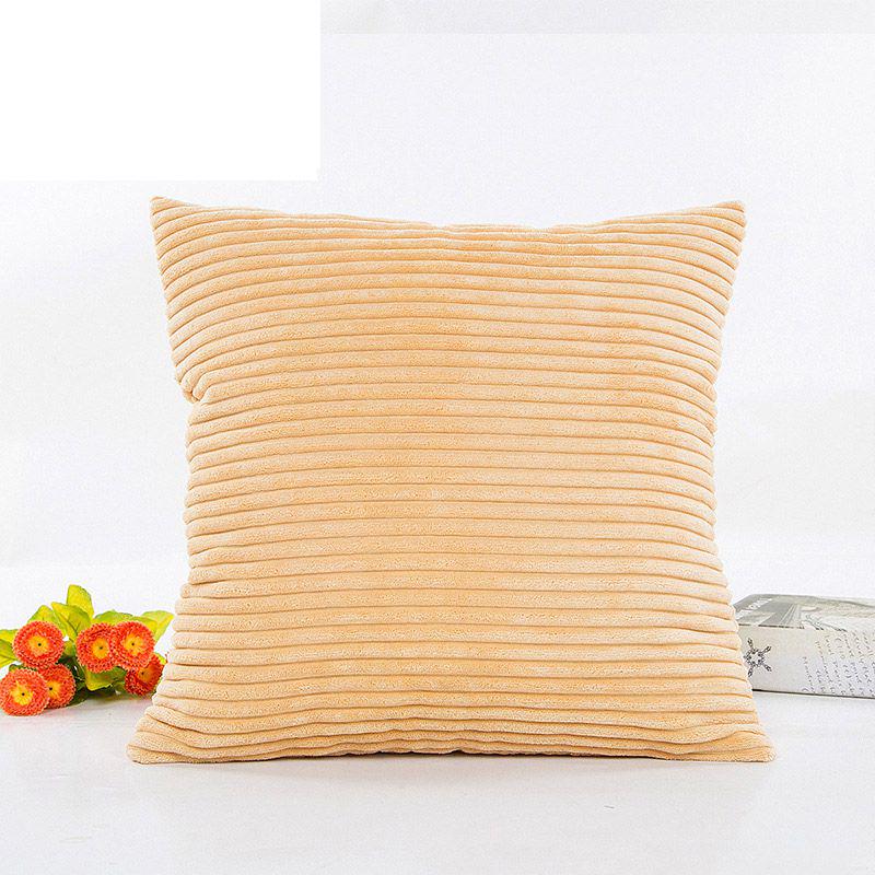 

Supersoft Striped Corduroy Cushion Cover For Sofa In Elegant Timeless Design