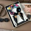 Korean Style High-End Printed Silk Scarf - Versatile Fashion Accessory