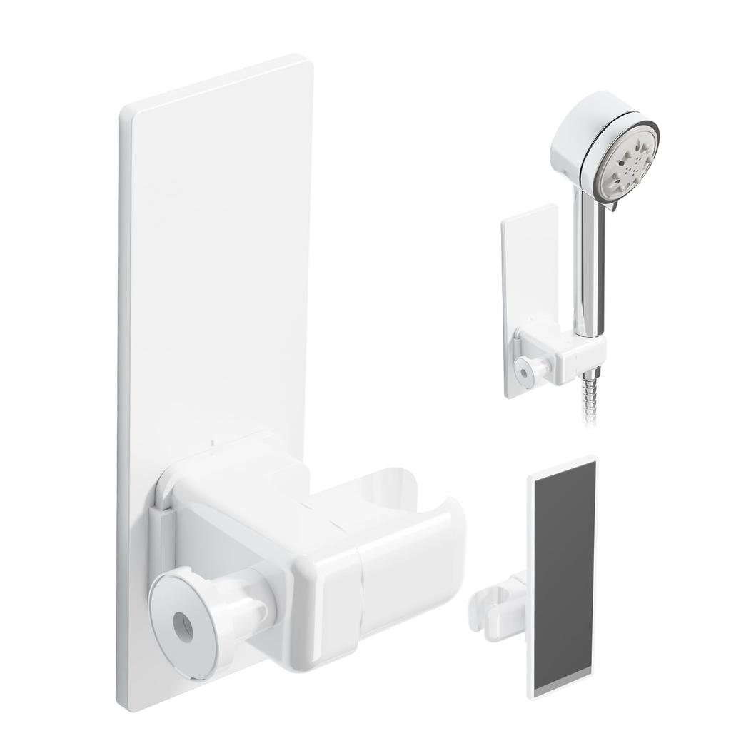 Toski Magnetic Shower Infinitely Adjustable Shower Head No Drilling Suitable for Rental Magnetic Wall Mount with Bathroom Accessory Easy to Suitable