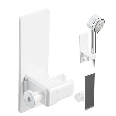 Toski Magnetic Shower Infinitely Adjustable Shower Head No Drilling Suitable for Rental Magnetic Wall Mount with Bathroom Accessory Easy To Suitable