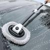 Car Wash Brush Telescoping Long Handle Soft Chenille Mop Window Cleaning Brush Auto Accessories Car Maintenance Brushes Cloths
