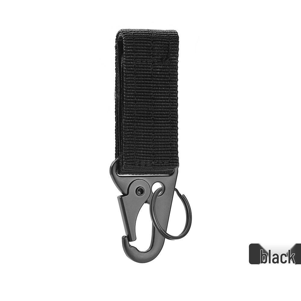 

Eagle Beak Buckle 2.5cm Nylon Webbing Climbing Hook Keychain чёрный
