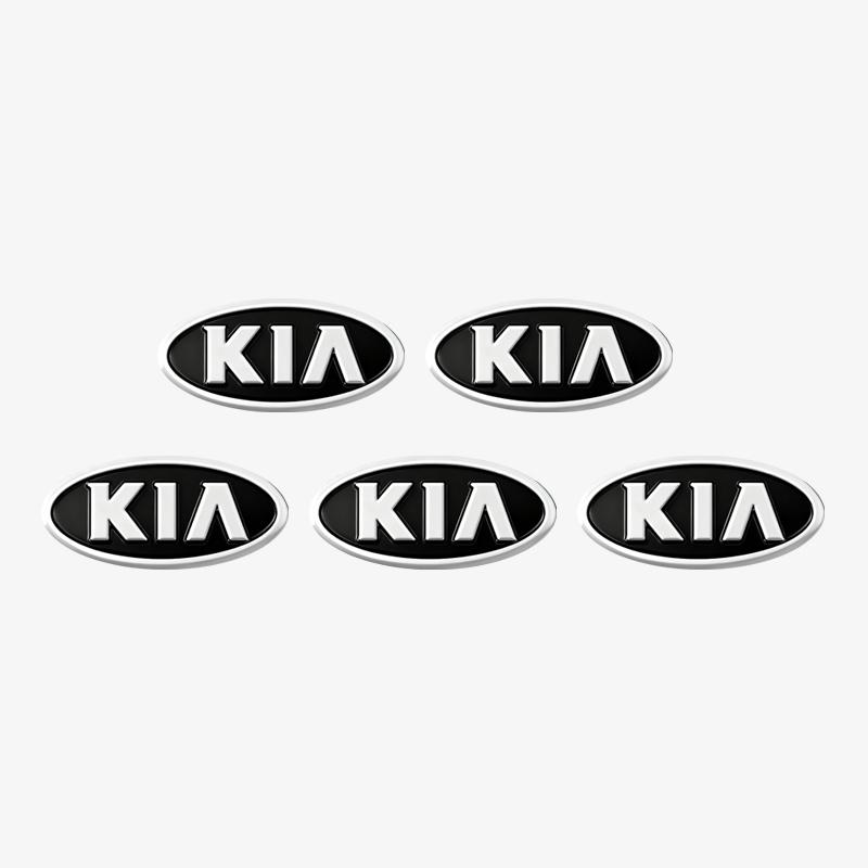 Car Remote Key Emblem Sticker Aluminum Keys Decoration Decal For KIA K9 Sportage Niro K5 Carnival EV6 EV9 EV3 K8 Stinger Forte