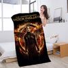 Movie The H-hunger Games Classic Microfiber Printed Beach Towel Mountain Climbing Yoga Beach Running Absorbent Soft Towel