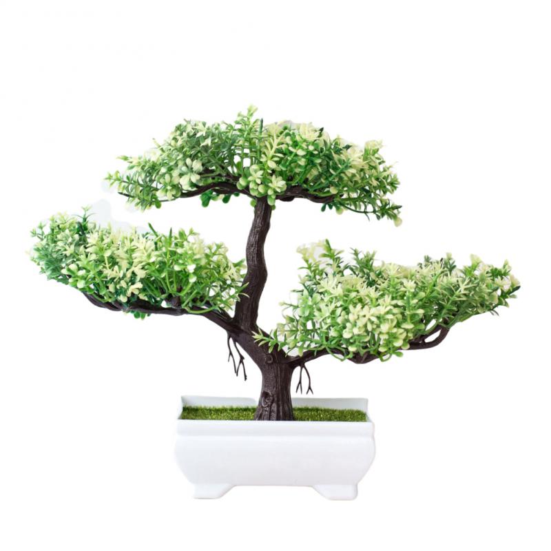 Artificial Color Plant Bonsai Small Trees Fake Plants Flowers Home Potted Plants Dining Tables Christmas Home Decoration Plants