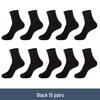 LANGSHA Men's Ultra-Thin Business Mid-Calf Socks