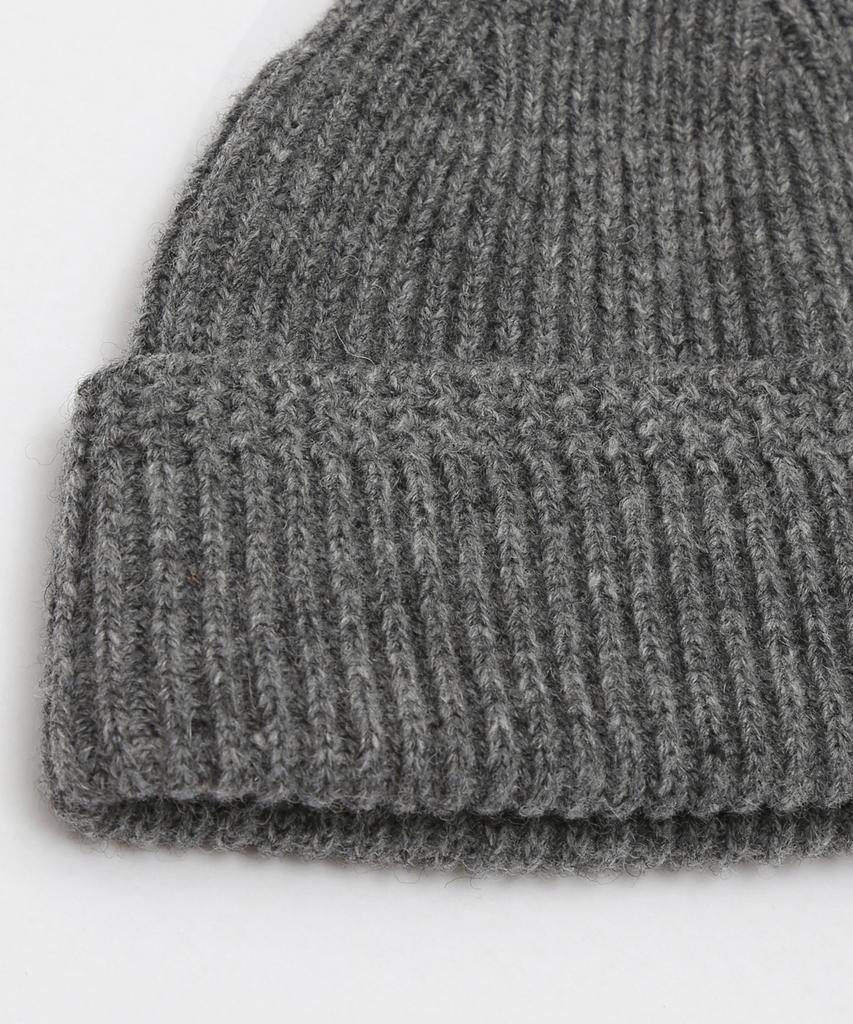 Eondeokeonteulolseutyudio Winter Short Beanie Watch Cap / Lambs Wool / Ht Grey