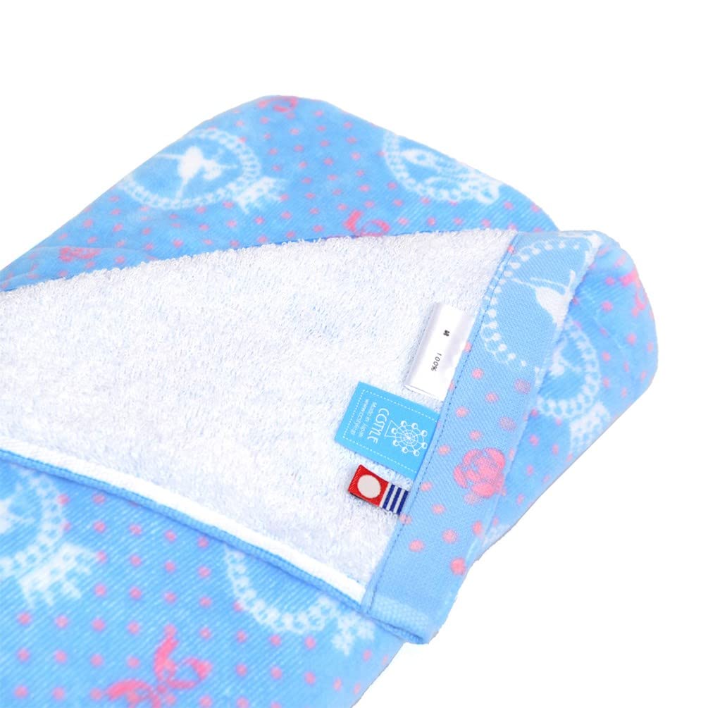 BAREVNÝ STYL CUKROVÍ Plážová osuška pro Flat Vyrobeno v Bath pro 64cm Balerínu Nine N4953100 Dívky, Typ, Imabari, Osuška, Děti, Plavání, Délka,