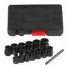 Robuster 14-teiliger Satz Schraubenextraktor-Stecknüsse, geeignet für die schnelle und effiziente Entfernung von Muttern, beschädigten Schrauben und defekten Bolzen
