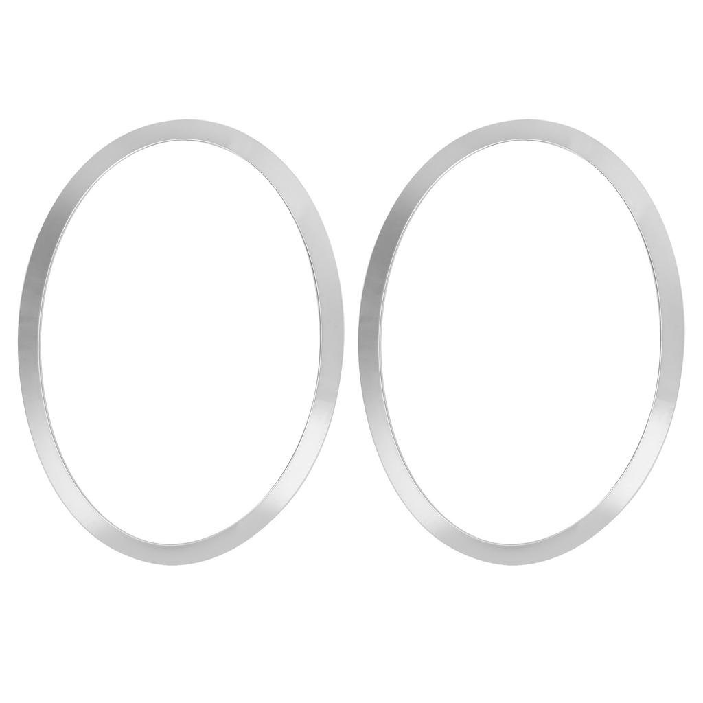 Front Headlight Surround Trim Set 51‑13‑7‑300‑631 Left Right Chrome Replacement for Cooper F55 4 Door 15‑20