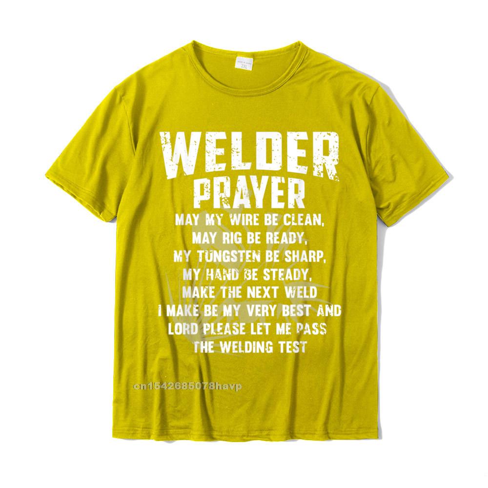 Unisexs Vintage Welder Welder Prayer Funny Welding Gift TShirt Summer Tees For Unisex Coupons Cotton T Shirts Casual