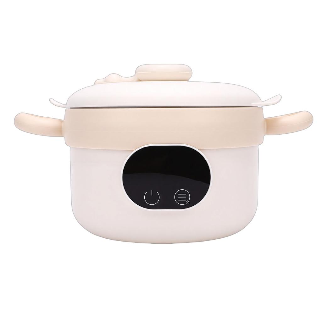 Electric Lunch Box 304 Stainless Steel Insulated Cordless Food Warmer Bowl 470ML Large Capacity No Water Needed