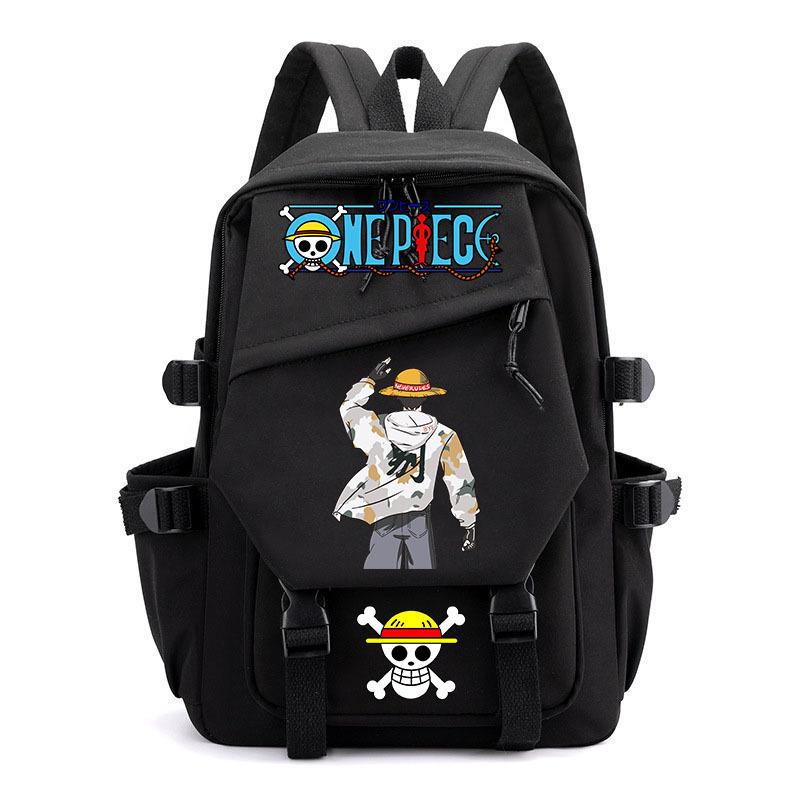 Anime ONE PIECE schoolbag children's backpack primary school bag male and female junior high school students college students campus backpack