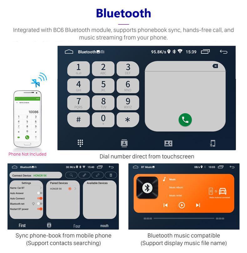 Android GPS Navigation System for 2010-2015 Sonata with Large Screen