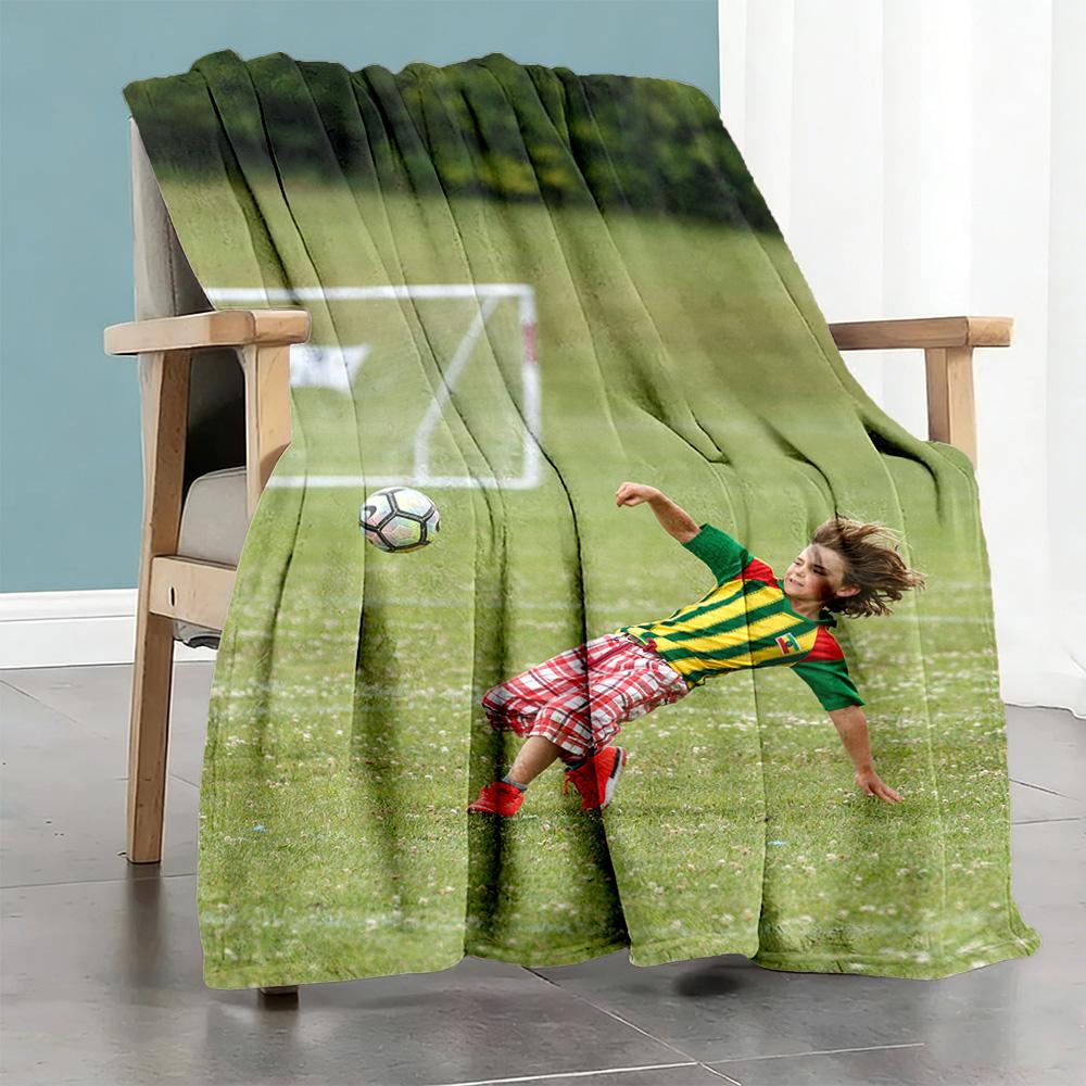Customize Photos Personalized picture Blanket Multi-purpose Personalized Blanket Warmthful Decor Suitable for Livingroom Office Chair Bedding Chair