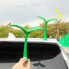 Automotive Roof Decor 3D Bean Sprout and Flower Bud Ornament for Personalized Car Exterior Show Off Style