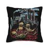 Rap Limp Bizkit Band Square Pillow Cases Rock Cushion Cover Custom Zipper Decor Throw Pillow Case Cover for Seat xcm