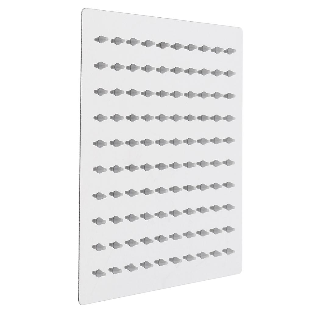 8-inch Square Air Booster Universal Adjustable Nozzle Shower
