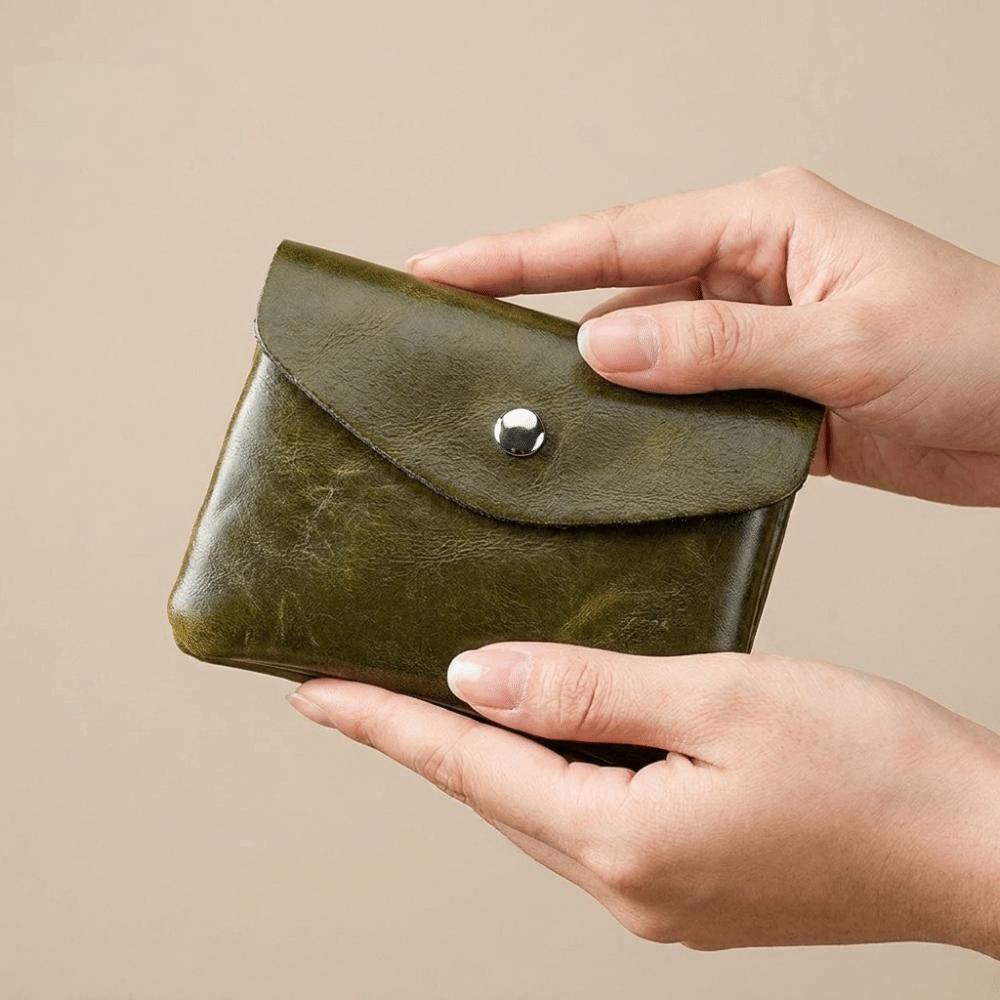 Zipper Short Wallet Hasp Mini Purse Bag Fashion Leather Small Coin Pouch Outdoor
