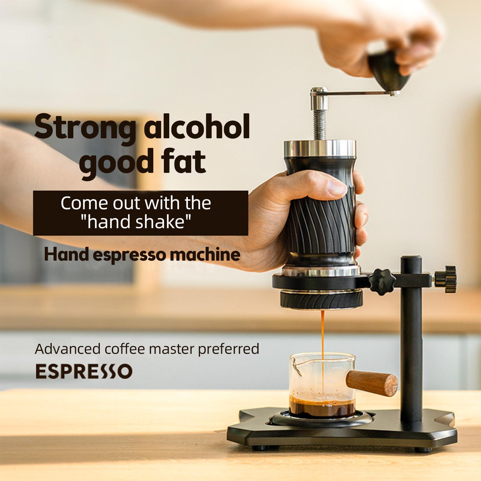 Manual Coffee Maker 9-12Bar   Pressure Compact Travel Coffee Maker Portable Coffee Maker Machine with Professional   Entry   Powder Bow