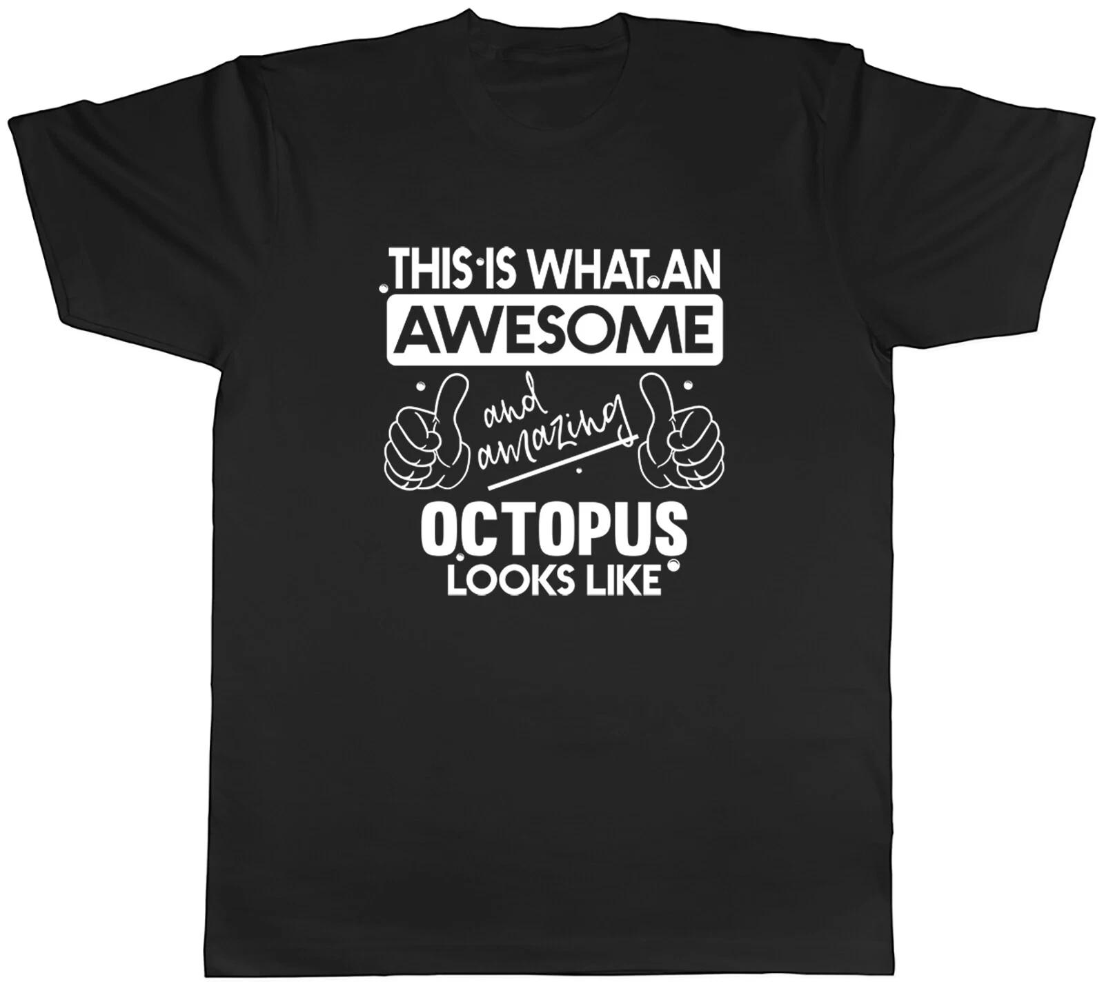Awesome And Amazing Octopus Mens T-Shirt Squid Octopus Sea Tentacles Tee Gift XXL