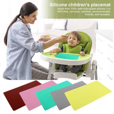 Silikon Placemat Isıya Dayanıklı Su Geçirmez Yemek Matı Yükseltilmiş Kenarlı Kaymaz Leke Tutmaz Pişirme Matı Çocuklar İçin El Sanatları Tezgah Koruyucu