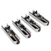 Electric Bass Bridge Metal Wear Resistant Textured Individual 4 String Electric Bass Guitar Bridge