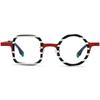 Ins Brazil Titanium Acetate Round Square Personalized Eyeglasses Optical Prescription Multicolors Handmade Classical Glasses