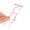 50Pcs Dental Floss Interdental Brush Teeth Tooth Clean Stick Oral Hygiene Fruit