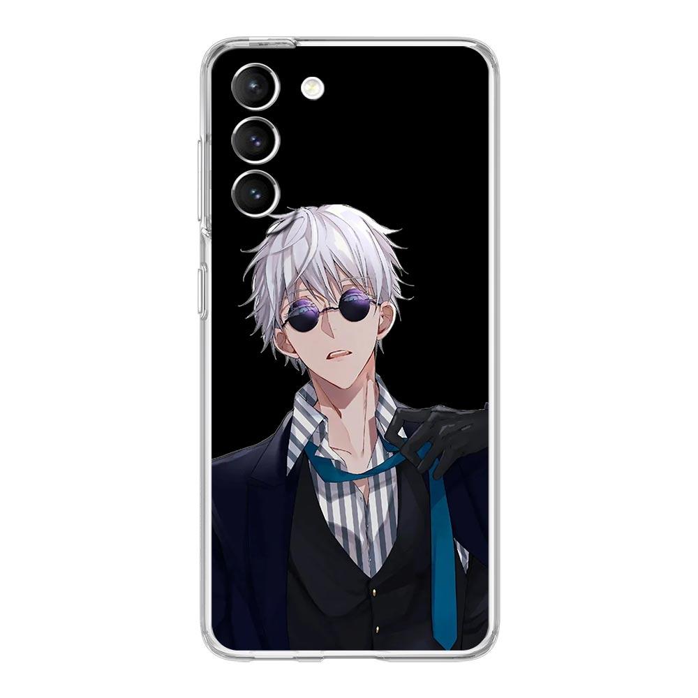 Módní Jujutsu Kaisen Cool pouzdro na telefon pro Samsung Galaxy S22 5G S20 Ultra S21 FE 5G S10E S9 S8 S10 Plus Note 20 10 Průhledný kryt