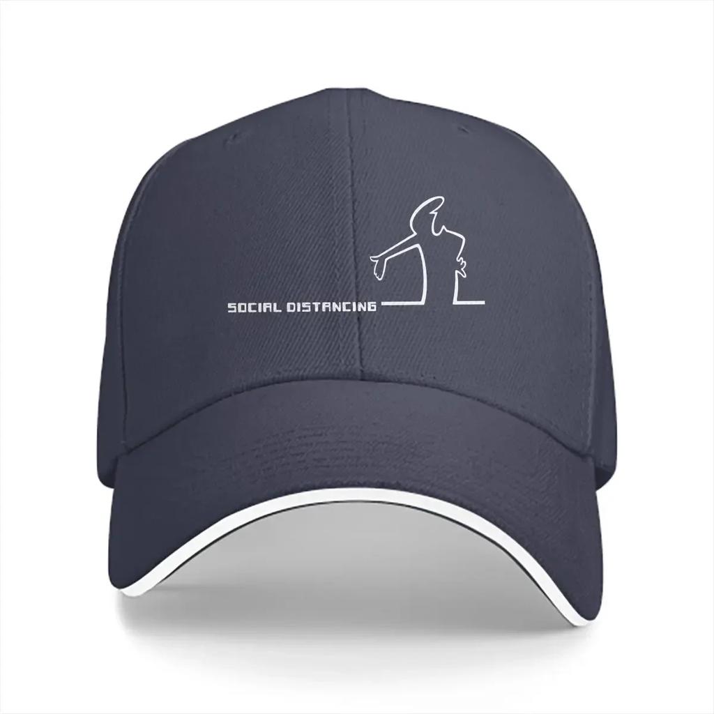 Washed WoUnisexs Baseball Cap Social Distancing Trucker Snapback Caps Dad Hat La Linea Golf Hats