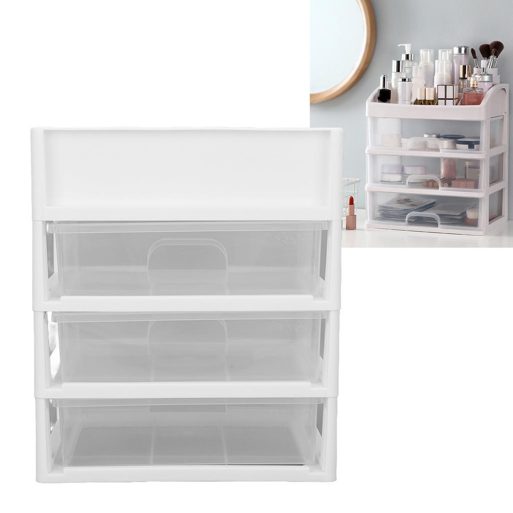3 Layers Drawer Makeup Organizer 3 Layers Drawer Type Dustproof Makeup Storage Drawers Transparent Makeup Storage Organizer