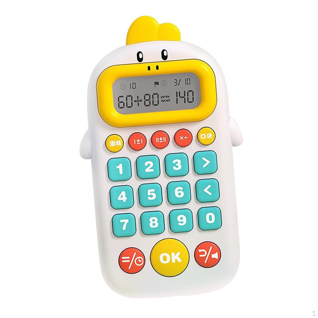 Electronic Math Game Educational Toy Learning Tool Teaching Aids Portable Calculator